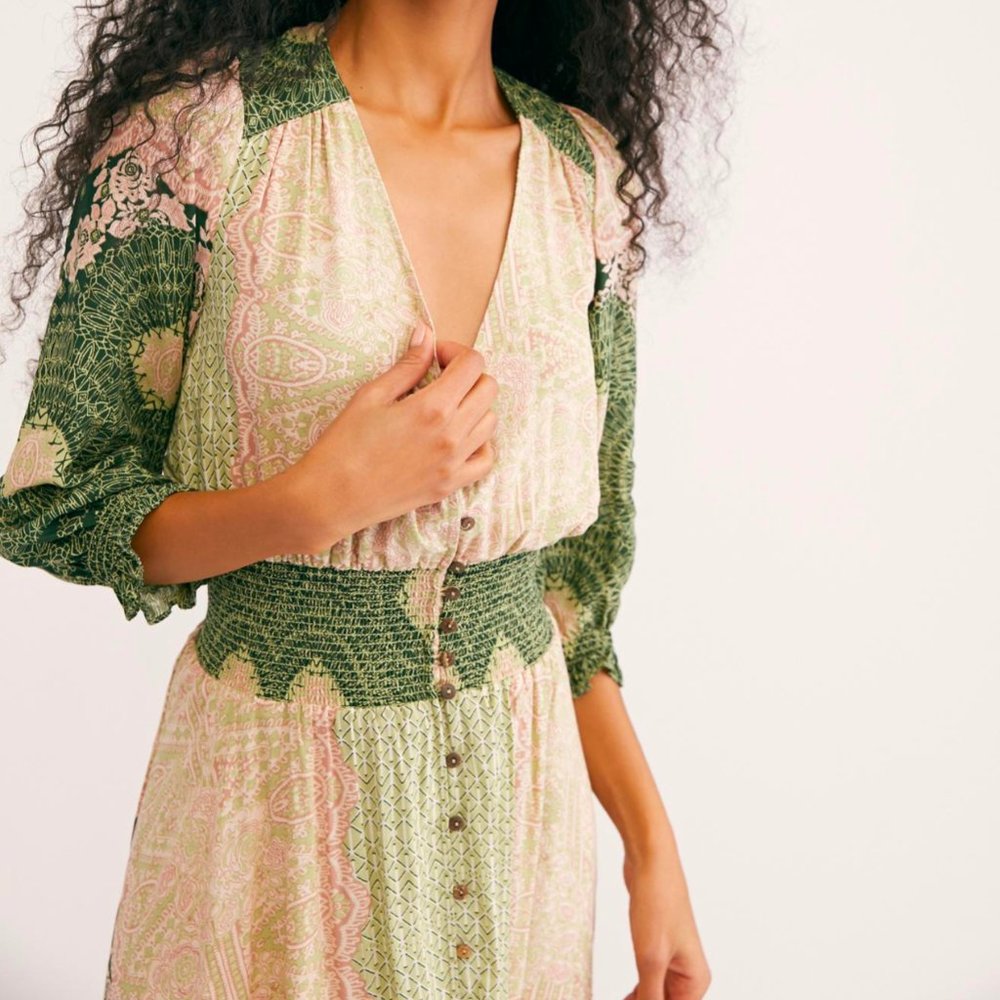 Free People Mexicali Rose Maxi Dress - Picture 2 of 10